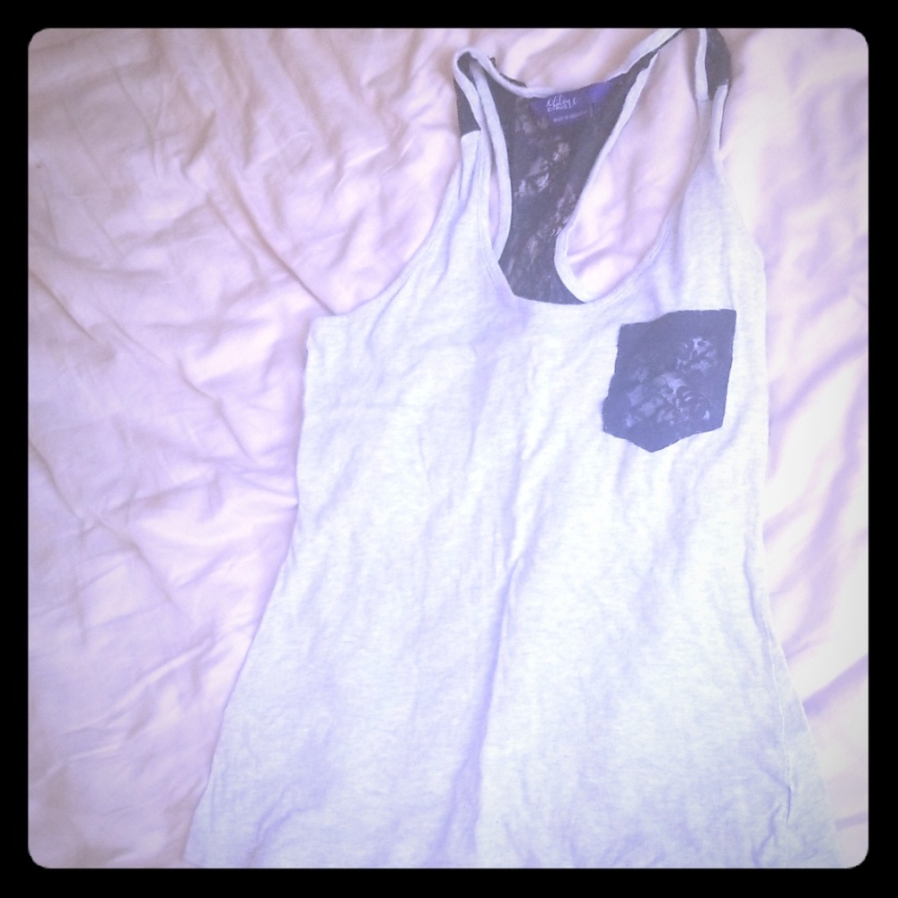Lace tank top